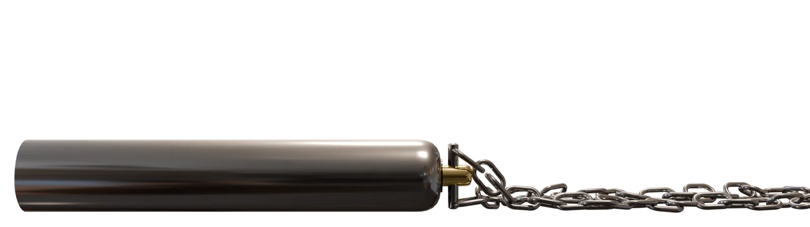 Camera pendant with its chain laid out