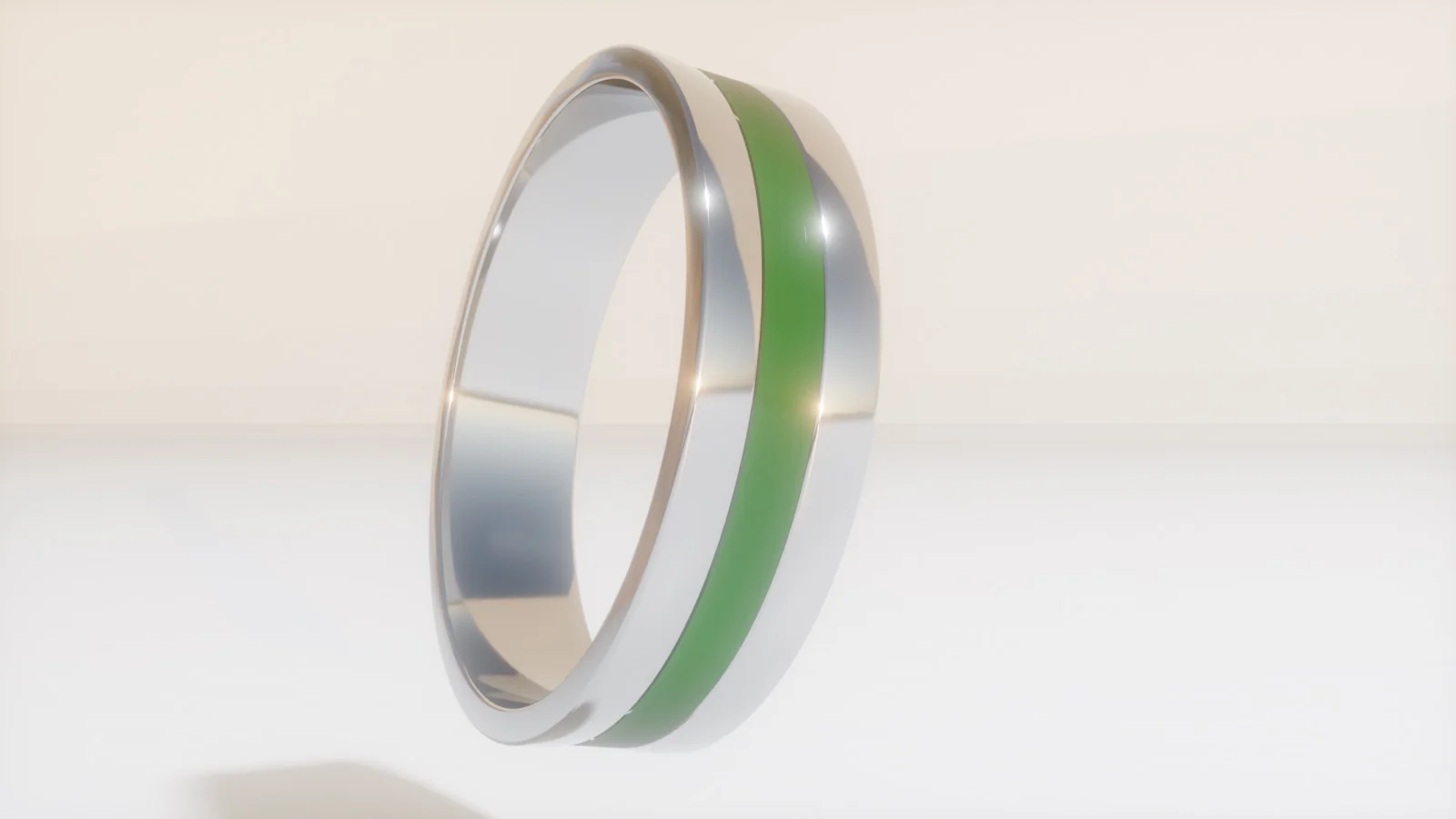 Communication ring, side view