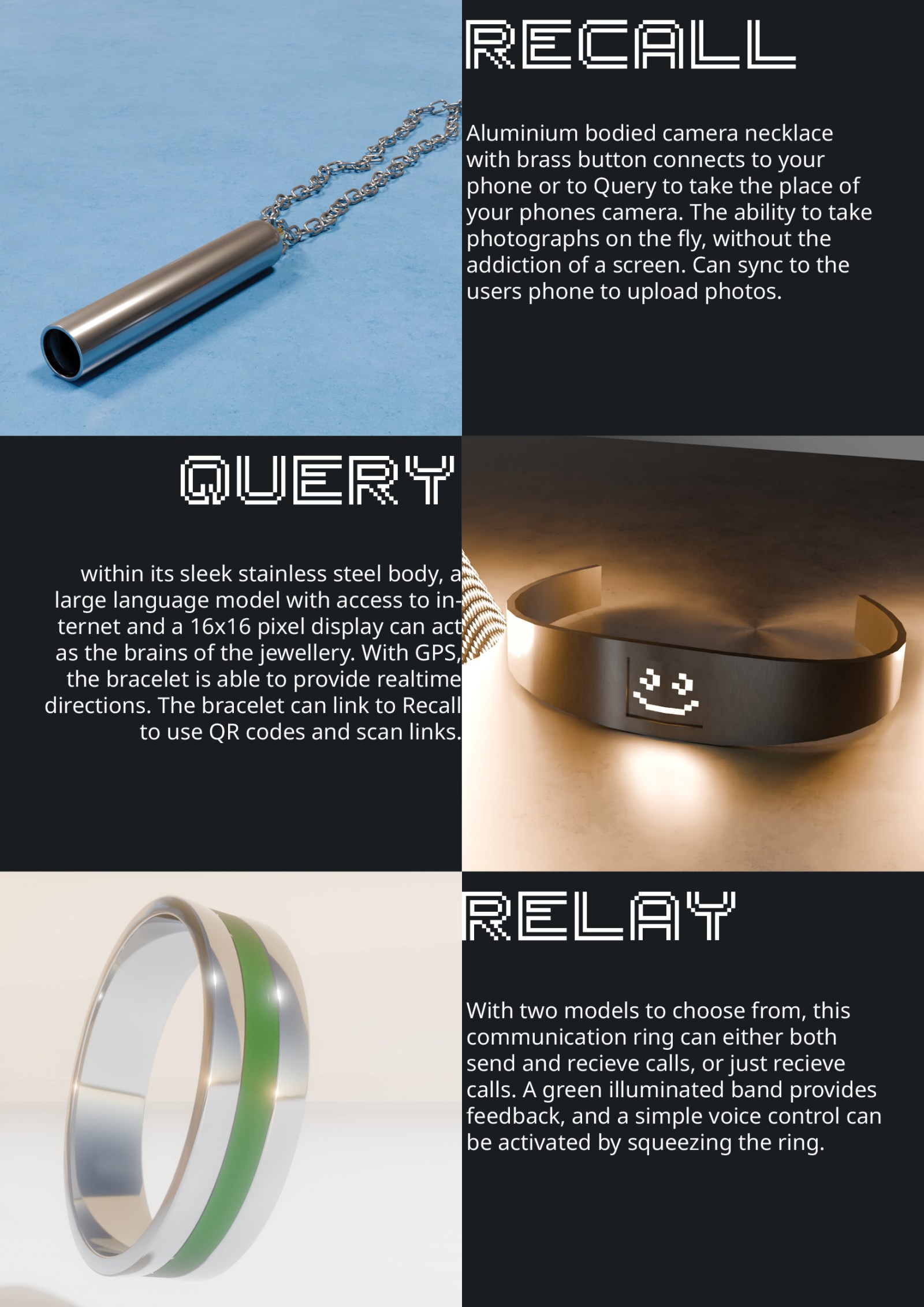 Smart jewellery render